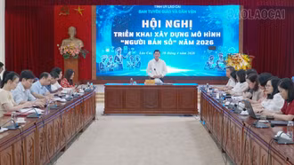 Ban Tuyên giáo và Dân vận Tỉnh ủy Lào Cai triển khai thực hiện mô hình “Người bản số” năm 2026