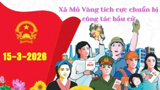 Xã Mỏ Vàng tích cực chuẩn bị công tác bầu cử