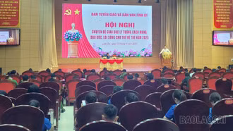 Đồng chí Trưởng Ban Tuyên giáo và Dân vận Tỉnh ủy định hướng nhiệm vụ trọng tâm trong thời gian tới và kết luận Hội nghị.