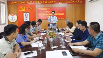 Hội Luật gia tỉnh tổ chức lấy ý kiến vào các dự thảo luật trình Quốc hội