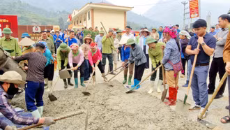 Năm 2026, xã Bản Xèo phấn đấu nâng cấp, mở rộng 9 tuyến đường giao thông nông thôn