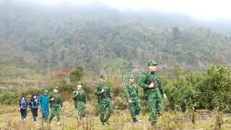 Vững bước tuần tra bảo vệ chủ quyền biên giới