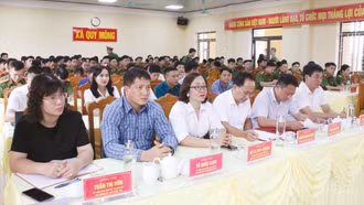 846 học viên Khóa K61S ra quân hoạt động thực tế tại xã Quy Mông