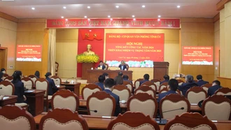 Đảng bộ - Cơ quan Văn phòng Tỉnh ủy tổ chức hội nghị tổng kết công tác năm 2024