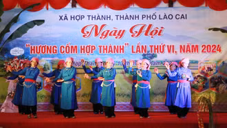 Rộn ràng Ngày hội Hương cốm Hợp Thành