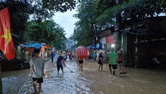  Xã Quang Kim: Hơn 40 nhà dân bị ngập nước do mưa lớn