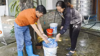 Tổ tự quản về thu gom và xử lý rác thải sinh hoạt ở Liên Sơn