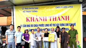 Xã Trịnh Tường: Khánh thành 11 "nhà tình thương" cho các hộ dân bị ảnh hưởng nặng nề bởi thiên tai
