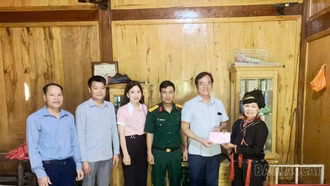 Mỏ Vàng thành lập 5 đoàn công tác tri ân người có công nhân dịp 30/4