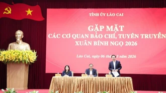Lào Cai gặp mặt các cơ quan báo chí, tuyên truyền nhân dịp Xuân Bính Ngọ 2026