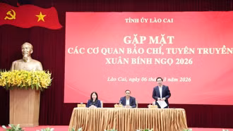 Lào Cai gặp mặt các cơ quan báo chí, tuyên truyền nhân dịp Xuân Bính Ngọ 2026