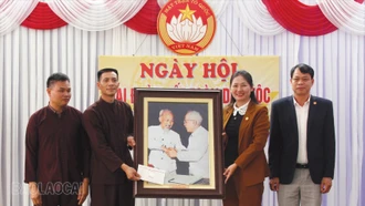 Tưng bừng Ngày hội Đại đoàn kết tại thôn Hòa Cuông 1