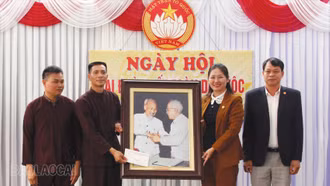 Tưng bừng Ngày hội Đại đoàn kết tại thôn Hòa Cuông 1