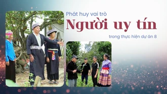 Phát huy vai trò của người uy tín trong thực hiện Dự án 8