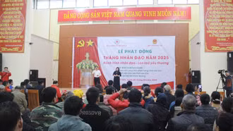 Hội Chữ thập đỏ tỉnh phát động "Tháng nhân đạo"