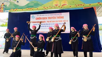 Hội Phụ nữ thành phố Lào Cai truyền thông phòng, chống tảo hôn