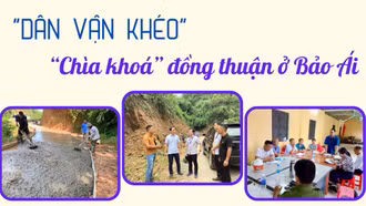 “Dân vận khéo” - “chìa khóa” đồng thuận ở Bảo Ái