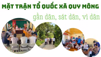 Mặt trận Tổ quốc xã Quy Mông: Gần dân, sát dân, vì dân