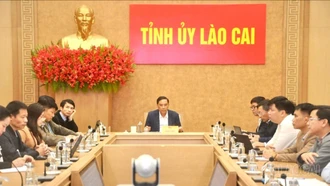 Lào Cai dự Lễ ra mắt Trung tâm Điều hành giám sát, kiểm tra trên môi trường số