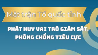 Mặt trận Tổ quốc tỉnh phát huy vai trò giám sát, phòng chống tiêu cực