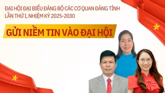Gửi niềm tin vào đại hội