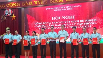 Thanh tra tỉnh tổ chức Hội nghị công bố và trao quyết định bổ nhiệm cán bộ, lãnh đạo