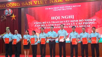 Thanh tra tỉnh tổ chức Hội nghị công bố và trao quyết định bổ nhiệm cán bộ, lãnh đạo