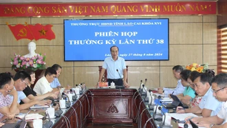 Thường trực HĐND tỉnh tổ chức phiên họp thường kỳ lần thứ 38