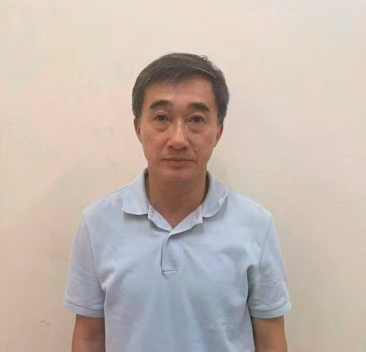 Bị can Trần Văn Thuấn tại cơ quan điều tra - Ảnh: Bộ công an