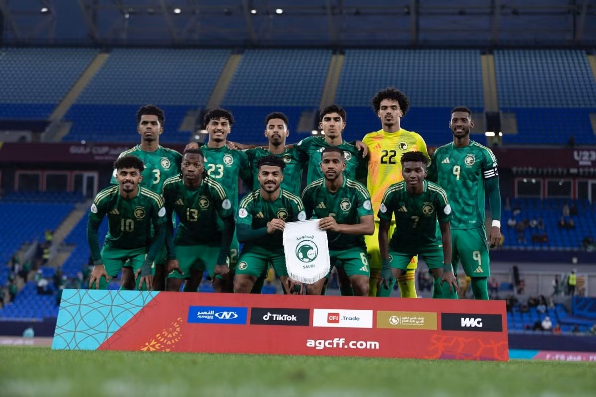 Đội hình U23 Saudi Arabia vô địch giải U23 khu vực vùng Vịnh.