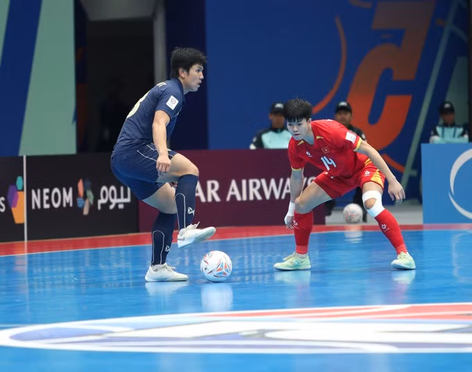 Việt Nam thua 0-1 trước Thái Lan tại VCK futsal châu Á 2026.