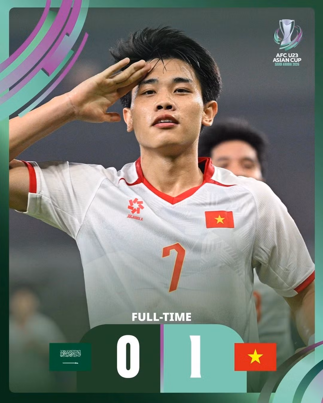 U23 Việt Nam lần đầu tiên trong lịch sử thắng U23 Saudi Arabia.