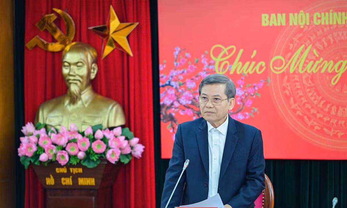 Trưởng Ban Nội chính Trung ương Lê Minh Trí. (