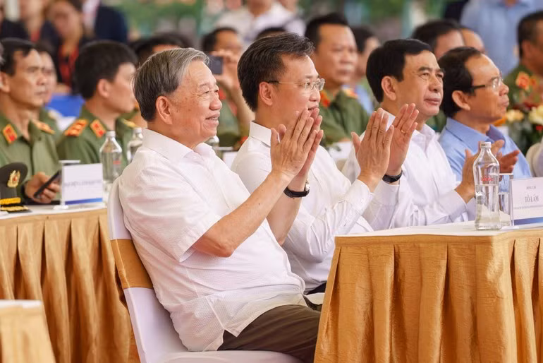 Tổng Bí thư Tô Lâm và các đại biểu tại sự kiện.