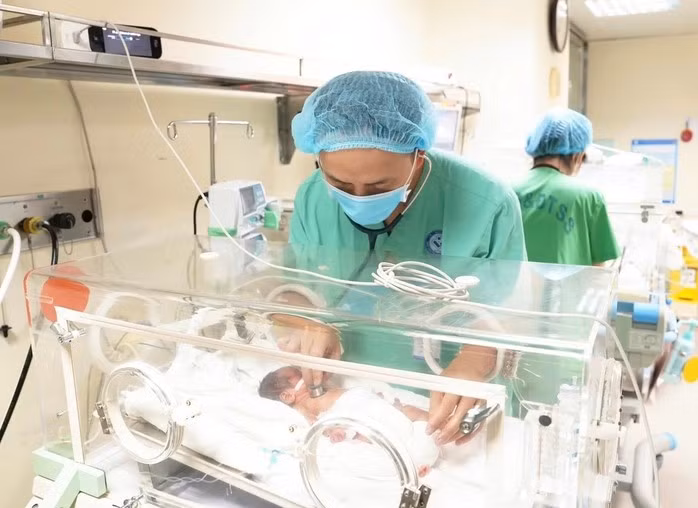 Chăm sóc trẻ sơ sinh tại Bệnh viện Phụ sản Trung ương