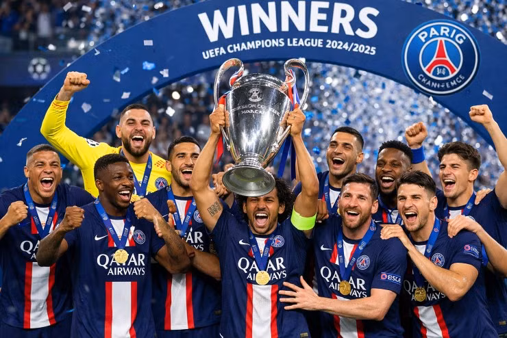 PSG vô địch UEFA Champions League 2024/2025.
