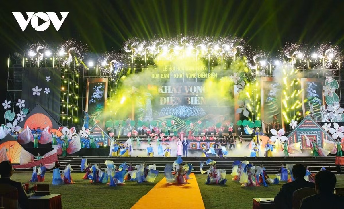 Khai mạc lễ hội Hoa Ban năm 2026 với chủ đề Hoa Ban - Khát vọng Điện Biên