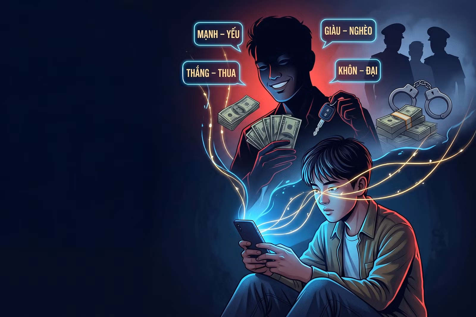 Khoảng trống tâm lý, mạng xã hội phát triển là một trong những lí do khiến idol mạng giăng ra những "bẫy đạo lý" hiệu quả. Ảnh minh hoạ