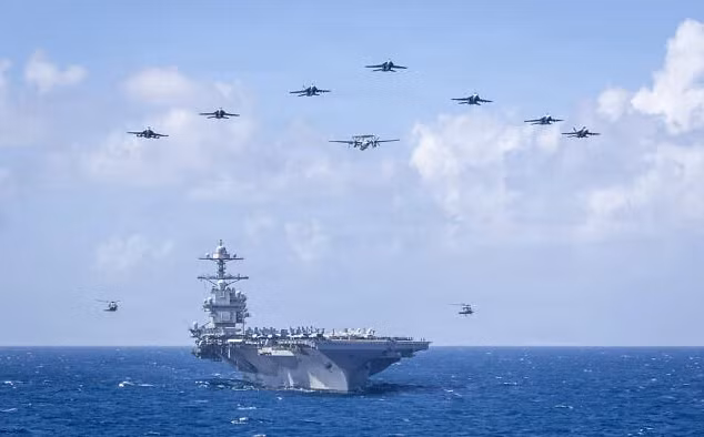 Tàu sân bay lớp Ford USS Gerald R. Ford đã tiến vào Địa Trung Hải.