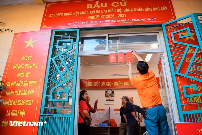 Công tác chuẩn bị cho Ngày hội non sông đang vào giai đoạn nước rút. (Nguồn: Vietnam+)