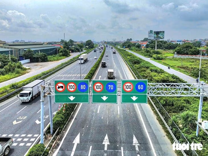 Cao tốc Pháp Vân - Nghi Sơn là tuyến đường bắt đầu áp dụng việc xử lý - Ảnh: HỒNG QUANG