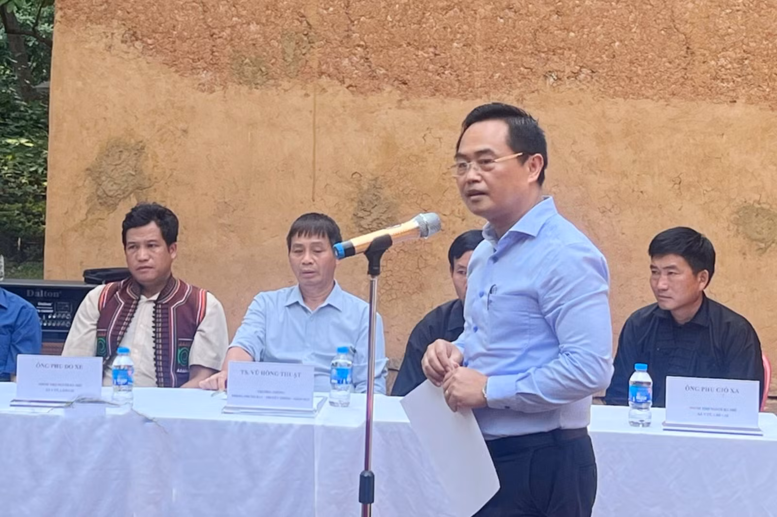 PGS.TS. Lê Hải Đăng phát biểu tại tọa đàm "Hành trình di sản: câu chuyện bảo tồn kiến trúc nhà Hà Nhì" chiều 28/4