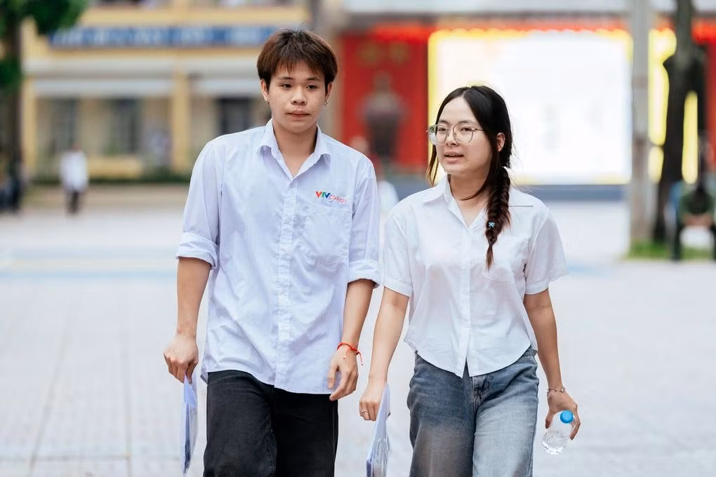 Học sinh Hà Nội thi tốt nghiệp THPT 2026. Ảnh: Tùng Đinh