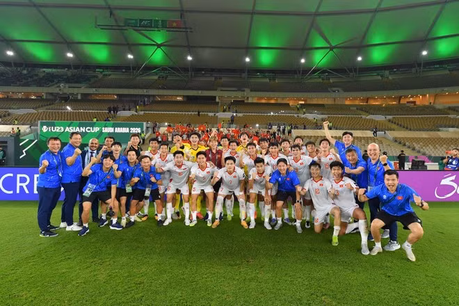 U23 Việt Nam toàn thắng cả ba trận tại vòng bảng U23 châu Á 2026.