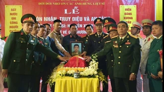 Xã Thác Bà tổ chức lễ đón nhận, truy điệu và an táng hài cốt liệt sĩ
