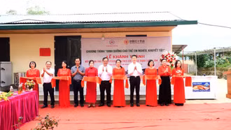 Đoàn công tác của Hội Chữ thập đỏ Trung Quốc thăm và làm việc tại Lào Cai