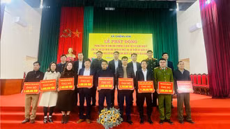 Xã Chiềng Ken phát động các phong trào chào mừng Đại hội đại biểu toàn quốc lần thứ XIV của Đảng