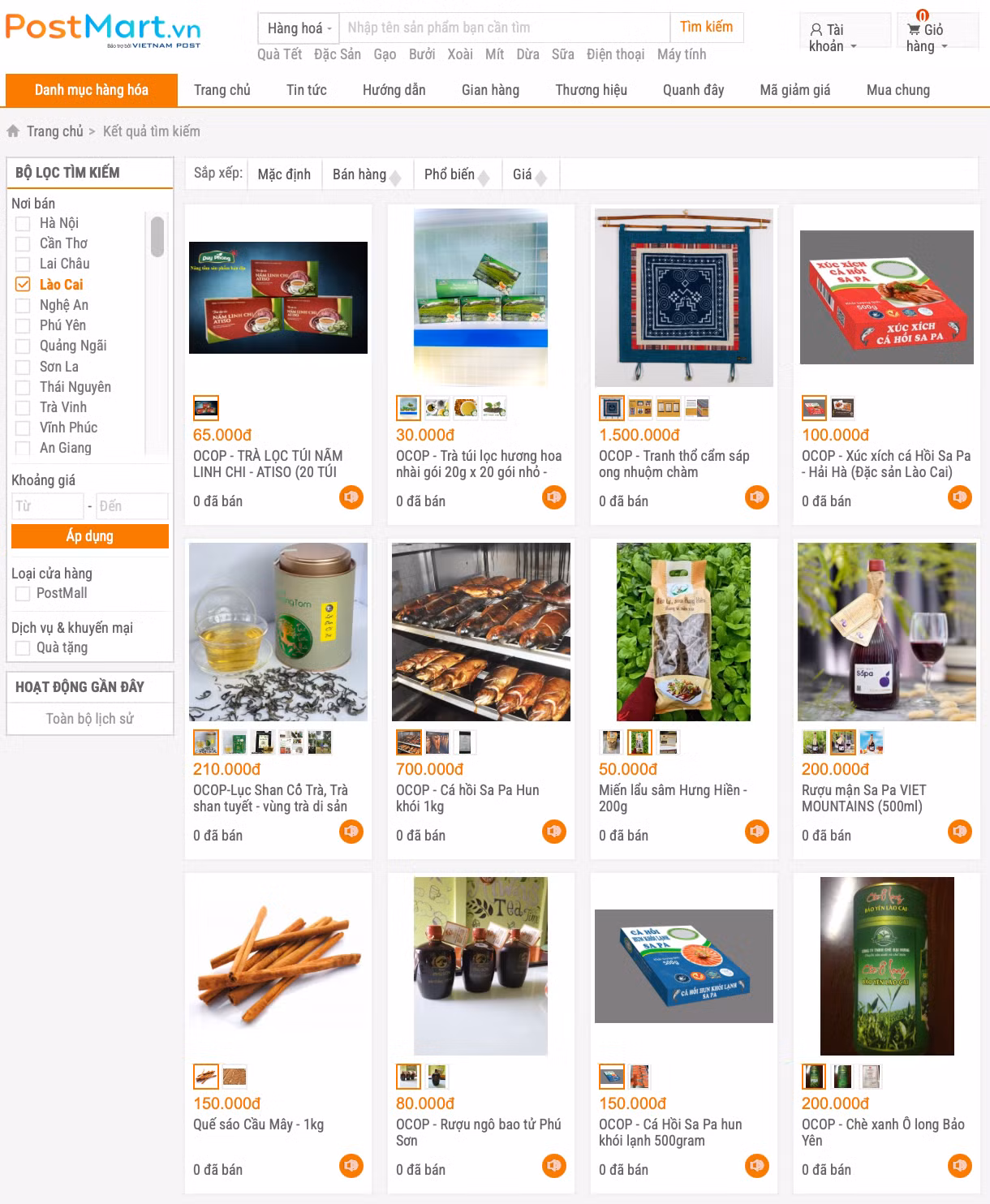Các HTX chủ động đưa các sản phẩm địa phương trên sàn thương mại điện tử Postmart.