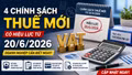 Chính sách thuế mới có hiệu lực trong 6/2026, doanh nghiệp cần biết