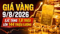 Giá vàng hôm nay 9/8: SJC tăng mạnh, thế giới giữ trên 4.300 USD